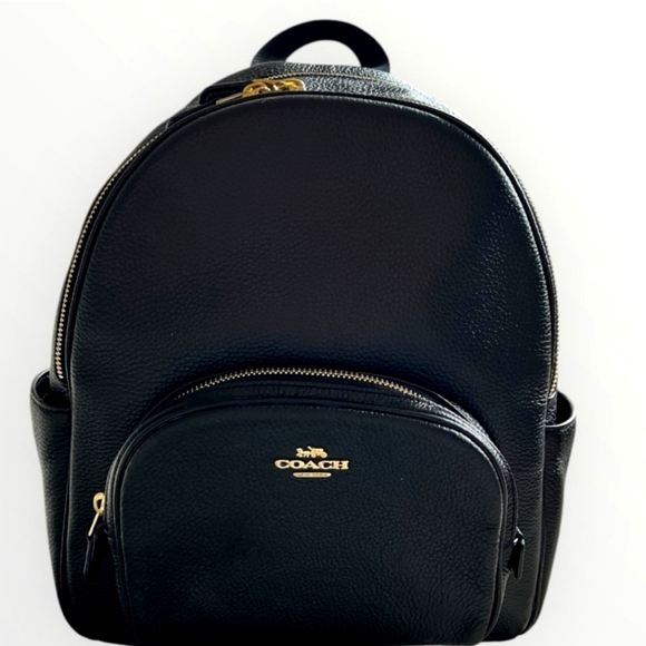 Coach Handbags - Coach Pebbled Leather Backpack – Sleek, Sophisticated & Everyday-Ready!